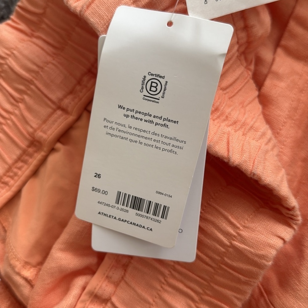 Athleta Cabo Linen 4” Cargo Shorts - Picture 6 of 6